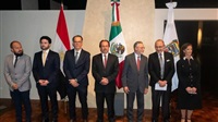  سفير مصر في المكسيك يشارك في الاحتفال بانتهاء عمل البعثة المكسيكية للمصريات في مصر