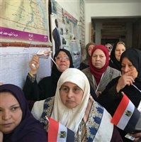 سيدات مصر أمام لجان