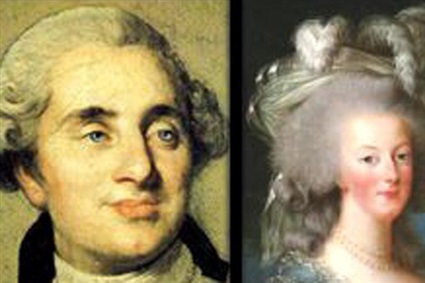 لويس السادس عشر وزوجته