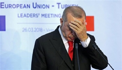 اأردوغان يواجه انهيار