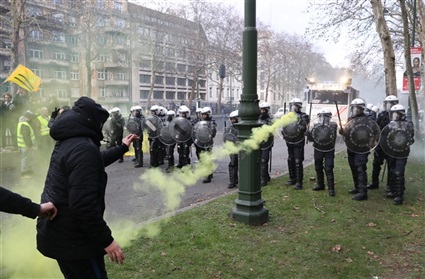 تظاهرات بروكسل