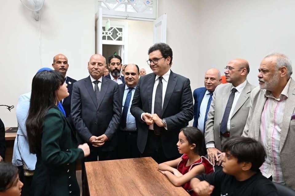 وزير الثقافة أحمد فؤاد هنو و لمار الكومي