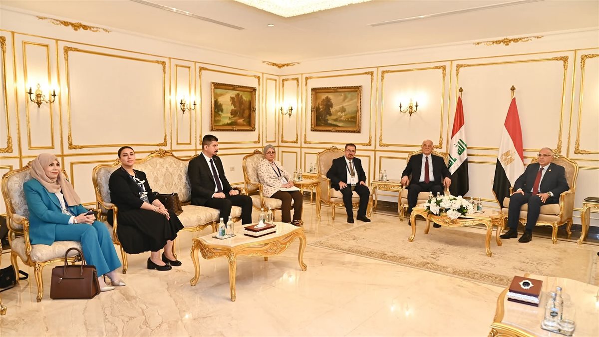 وزير الموارد المائية المصري والعراقي يبحثان تعزيز التعاون المشترك&nbsp;
