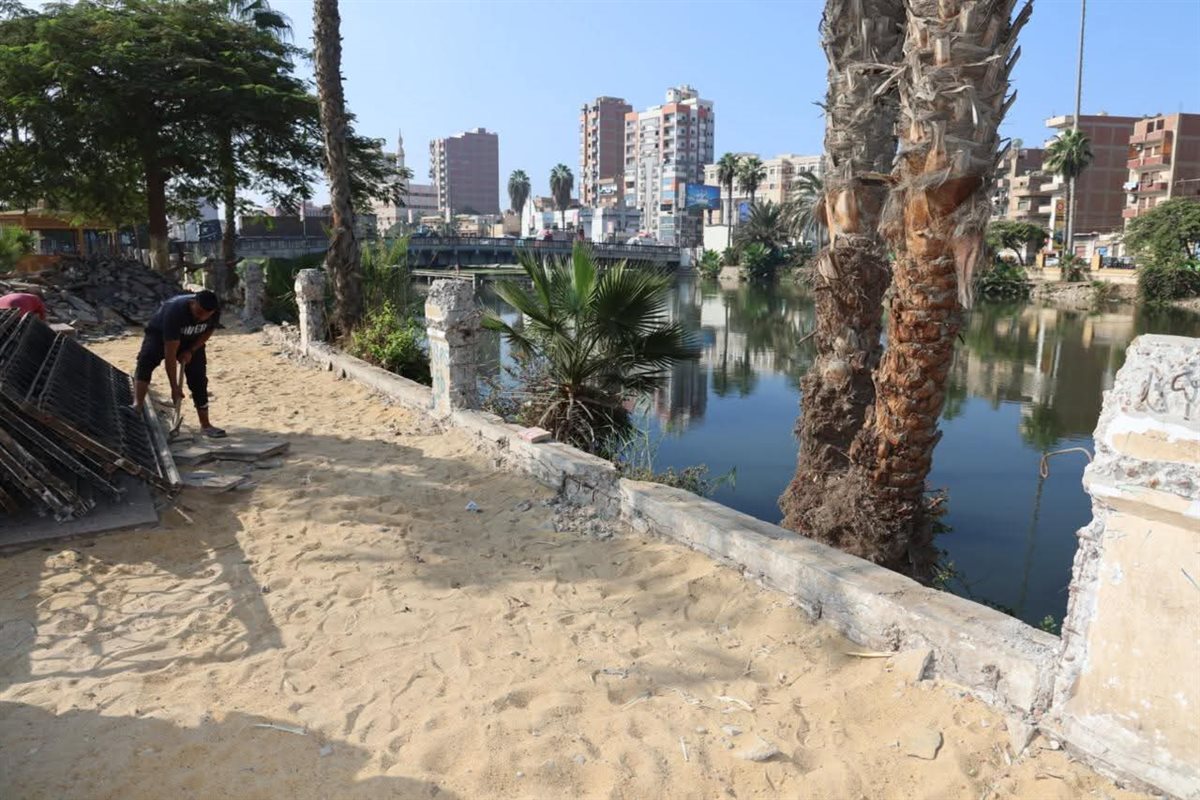 كورنيش حي شرق بشبين الكوم بالمنوفية&nbsp;