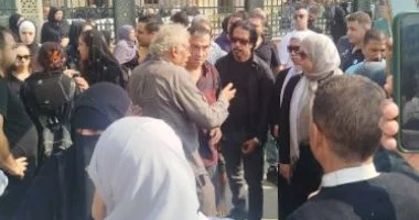 جنازة زوجة حسن العدل&nbsp;