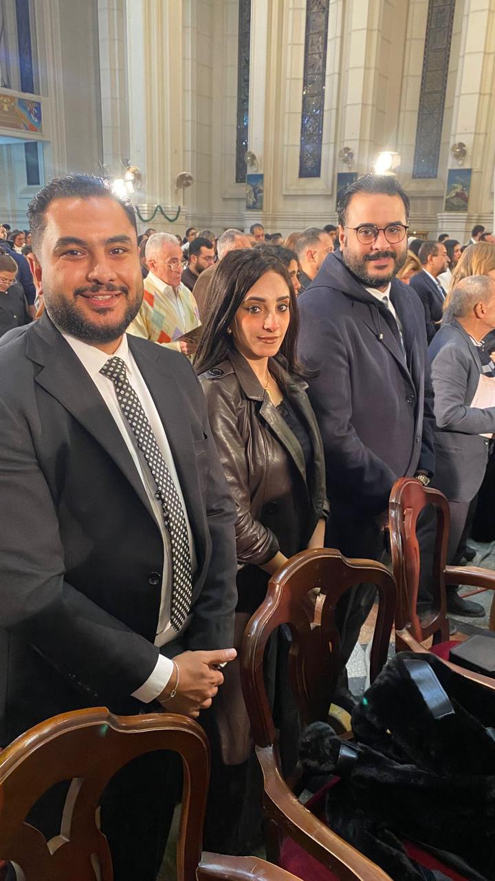 وفد من قيادات حزب العدل يهنئ بطريركية الأقباط الكاثوليك بعيد الميلاد المجيد .