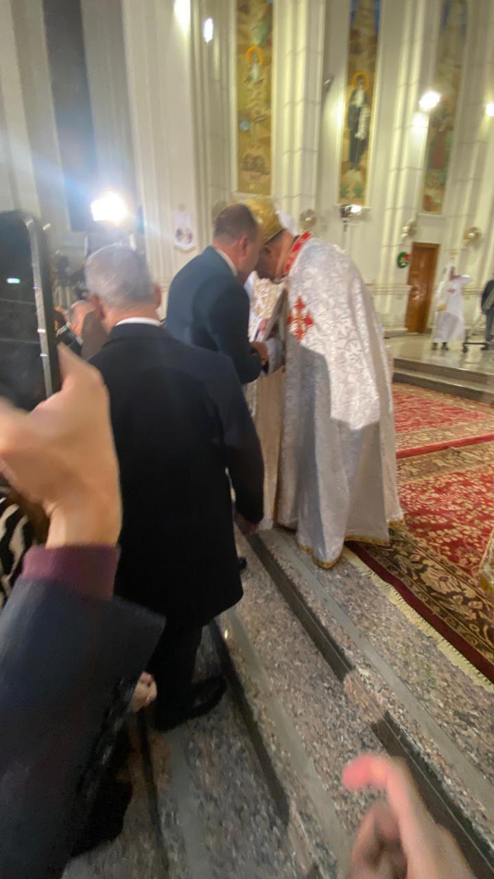 وفد من قيادات حزب العدل يهنئ بطريركية الأقباط الكاثوليك بعيد الميلاد المجيد .