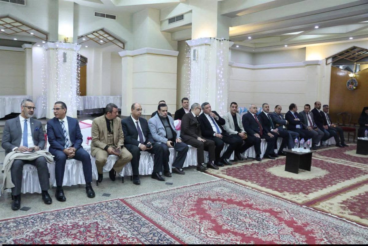 وفد من قيادات حزب العدل يهنئ بطريركية الأقباط الكاثوليك بعيد الميلاد المجيد .