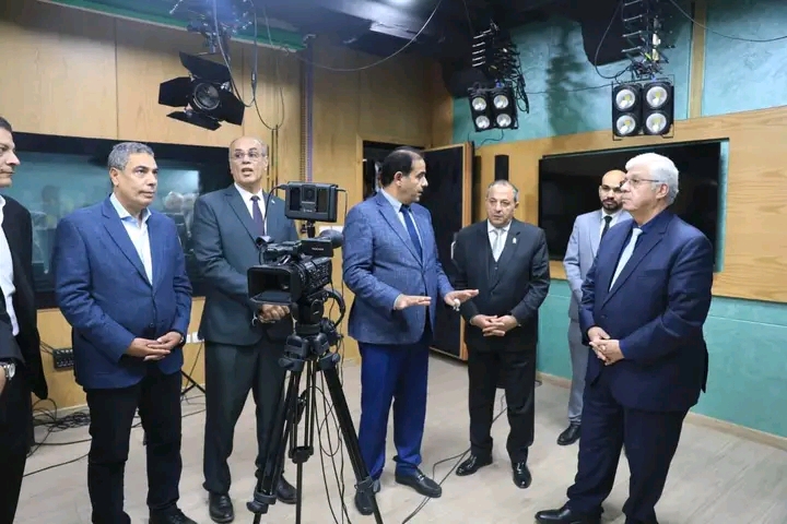 وزير التعليم العالي ومحافظ بورسعيد ورئيس الجامعة يفتتحون استوديو جامعة بورسعيد بتكلفة 21 مليون جنيه