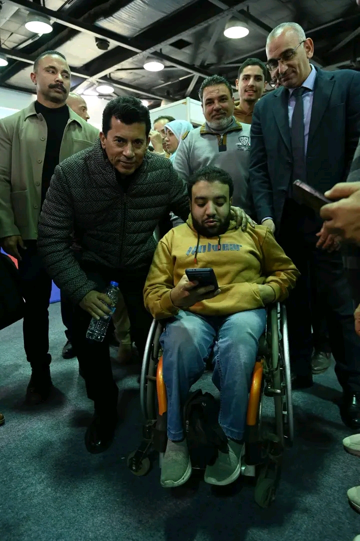 وزير الشباب والرياضة يشهد ملتقى توظيف مصر لذوي الهمم بمركز التنمية الشبابية بالجزيرة