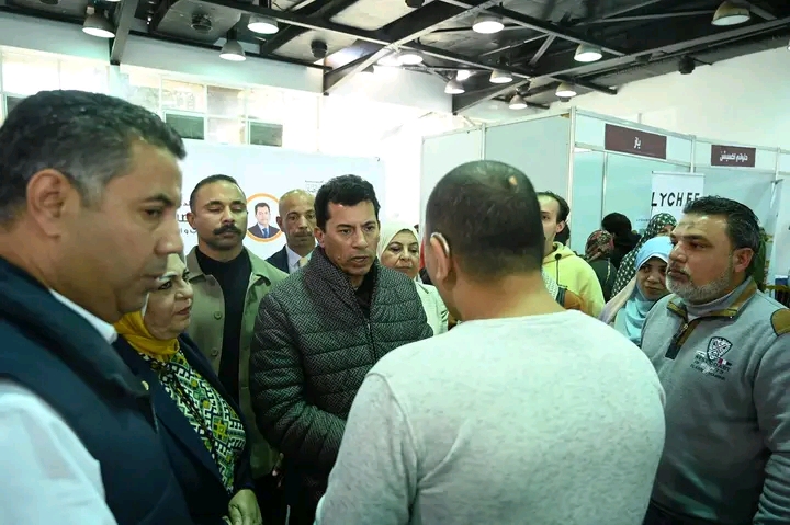 وزير الشباب والرياضة يشهد ملتقى توظيف مصر لذوي الهمم بمركز التنمية الشبابية بالجزيرة