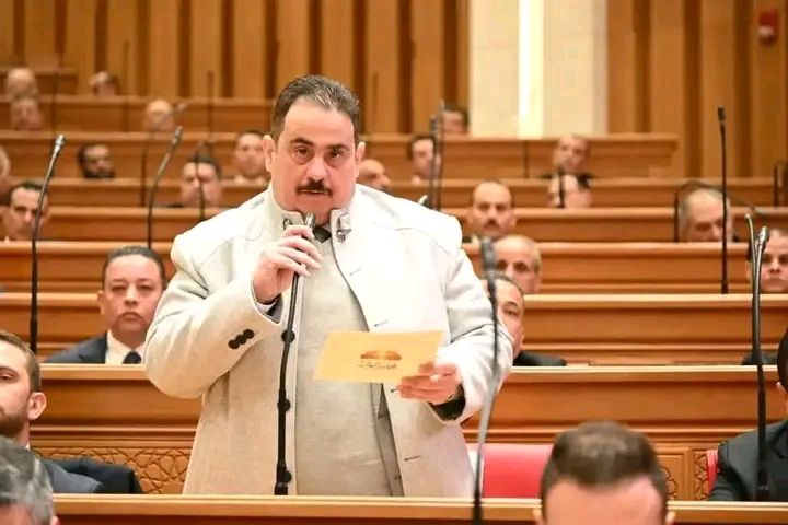 أعضاء مجلس النواب يؤدون اليمين الدستورية بمقر مجلس النواب بالعاصمة الجديدة .