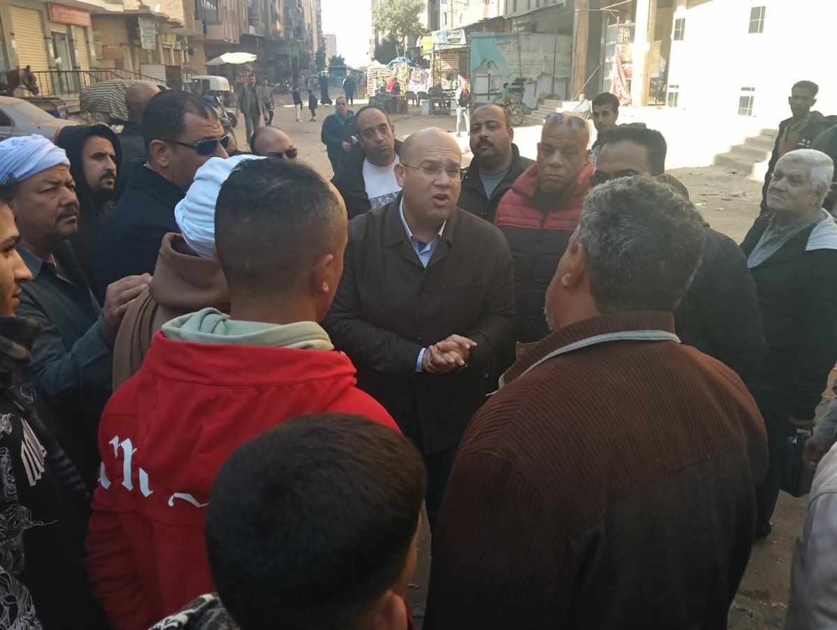 نائب محافظ الجيزة يتفقد قرية بشتيل بمركز أوسيم