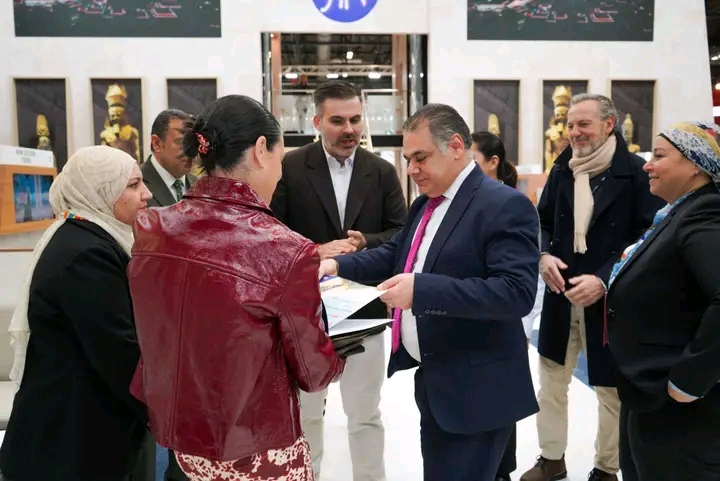 فوز الجناح المصري بجائزة أفضل جناح للدول المشاركة في المعرض السياحي الدولي FITUR 2026
