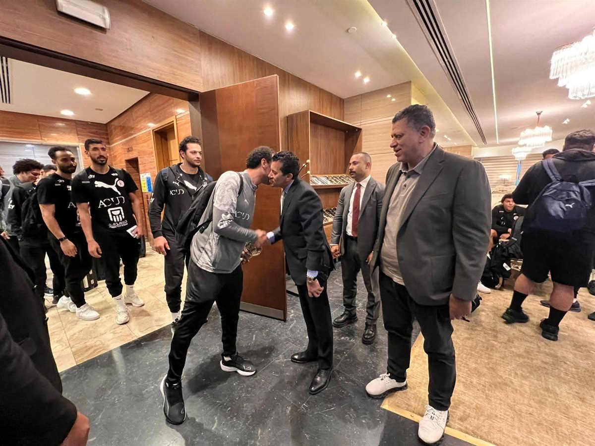 &nbsp;وزير الرياضة يستقبل بعثة منتخب مصر لكرة اليد بعد التتويج ببطولة أفريقيا في رواندا&nbsp;