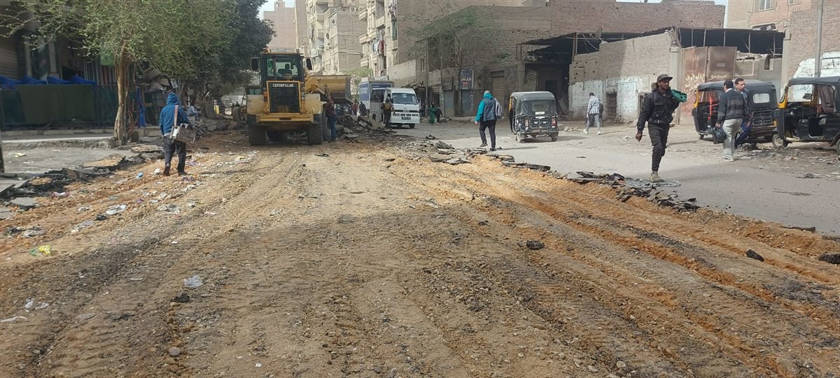 محافظ الجيزة يعلن بدء أعمال تطوير ورصف ورفع كفاءة شارع ناهيا بحي بولاق الدكرور&nbsp;