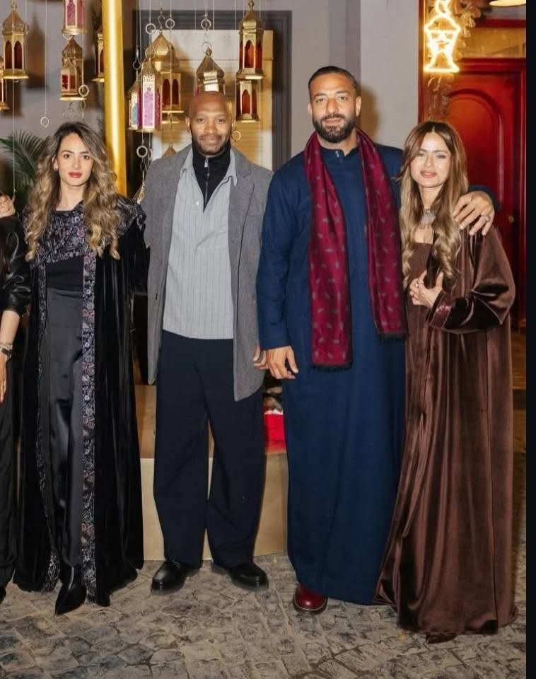 شيكابالا وإكرامي وحازم إمام .. نجوم كرة القدم وزوجاتهم في حفل عيد ميلاد ميدو