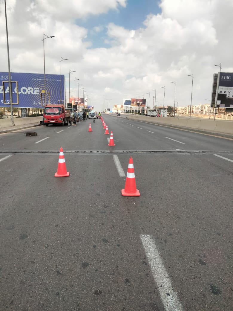 جهاز مدينة 6 أكتوبر يُعلن البدء في خطة رفع كفاءة وتطوير كوبري العبور