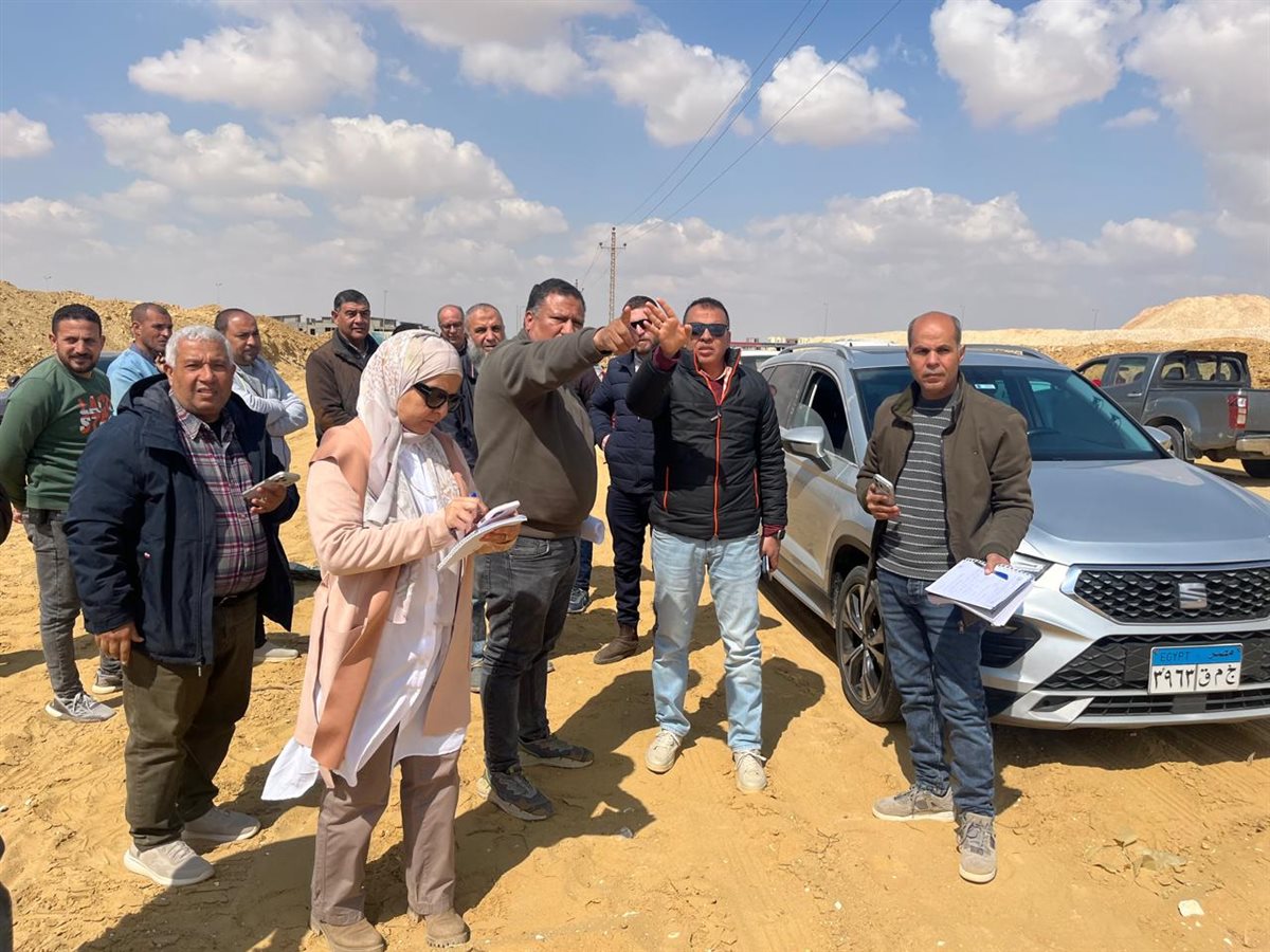 &nbsp;جولة ميدانية موسعة لرئيس جهاز 6 أكتوبر لمتابعة معدلات الإنجاز بـ