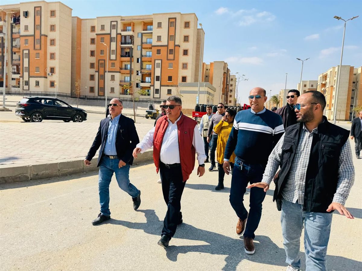 رئيس جهاز حدائق أكتوبر يتابع أعمال الصيانة والتطوير بمشروع حدائق الأوركيد