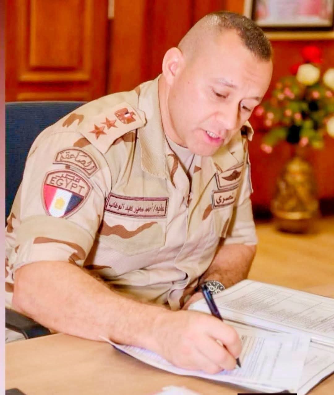 المنوفية تودع الشهيد أحمد سمير نورالدين رئيس أركان المنطقة الجنوبية بالقوات المسلحة&nbsp;