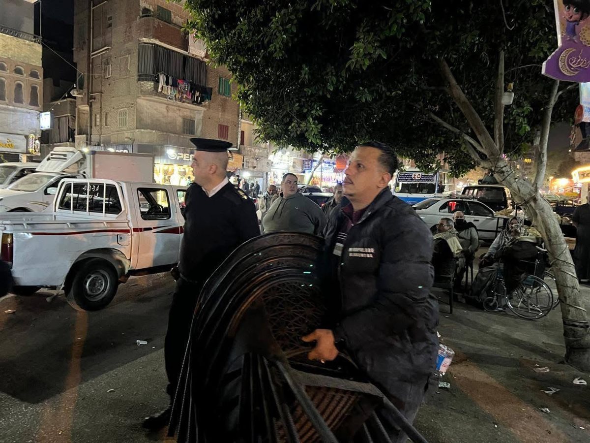 محافظة الجيزة تشن حملات مكبرة بشارعي الثلاثيني وعثمان محرم لرفع الإشغالات وتحرير محاضر تموينية