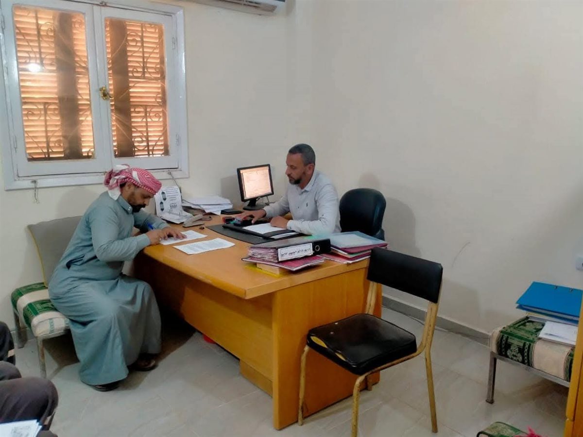 جنوب سيناء تسلم عقود عمل لذوي الهمم بأبورديس