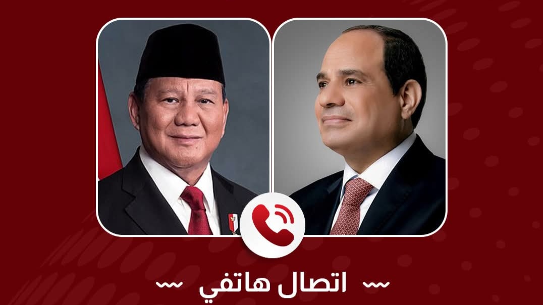 الرئيس السيسي يبحث هاتفيا مع نظيره الإندونيسي الأوضاع الإقليمية في منطقة الشرق الأوسط
