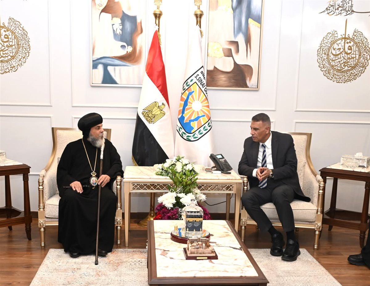 أسقف جنوب سيناء يهنيء المحافظ بعيد الفطر&nbsp;