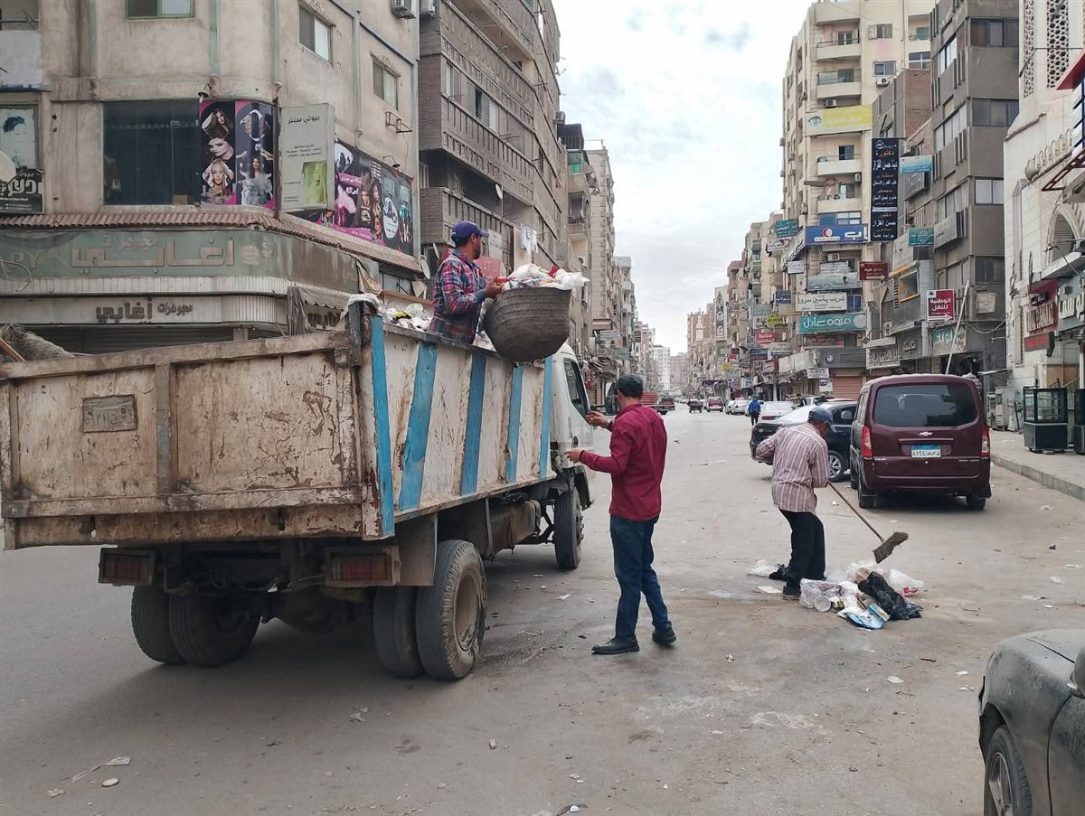 نشاط ملحوظ لإحياء السويس في<br>تكثيف الجهود لرفع كفاءة النظافة بالمحافظة&nbsp;