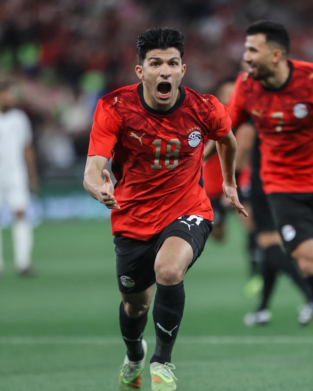 منتخب مصر يعزف سيمفونية كروية في شباك السعودية بثلاثية نظيفة&nbsp;