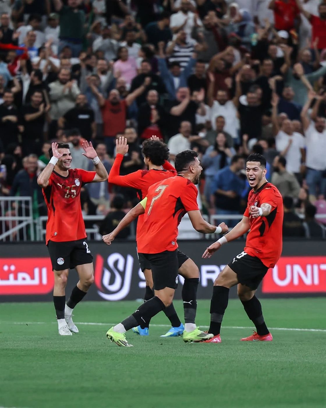 منتخب مصر يعزف سيمفونية كروية في شباك السعودية بثلاثية نظيفة&nbsp;