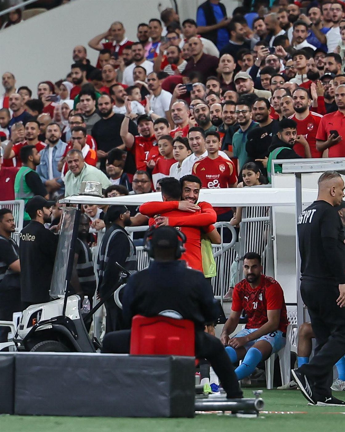 منتخب مصر يعزف سيمفونية كروية في شباك السعودية بثلاثية نظيفة&nbsp;