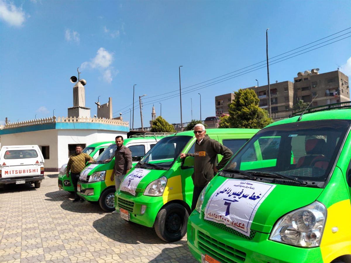 نقلة نوعية في النقل بقويسنا.. انطلاق أولى مراحل السرفيس الجديد بـ3 خطوط منظمة لخدمة المواطنين