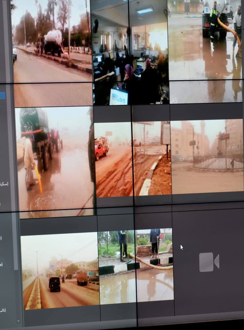 محافظ الدقهلية يتابع جهود التعامل مع مياه الأمطار&nbsp;