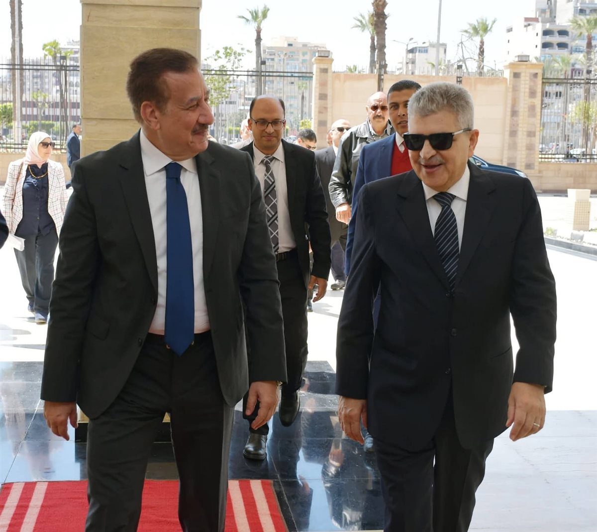 أبو ليمون يستقبل رئيس هيئة قناة السويس..&nbsp;