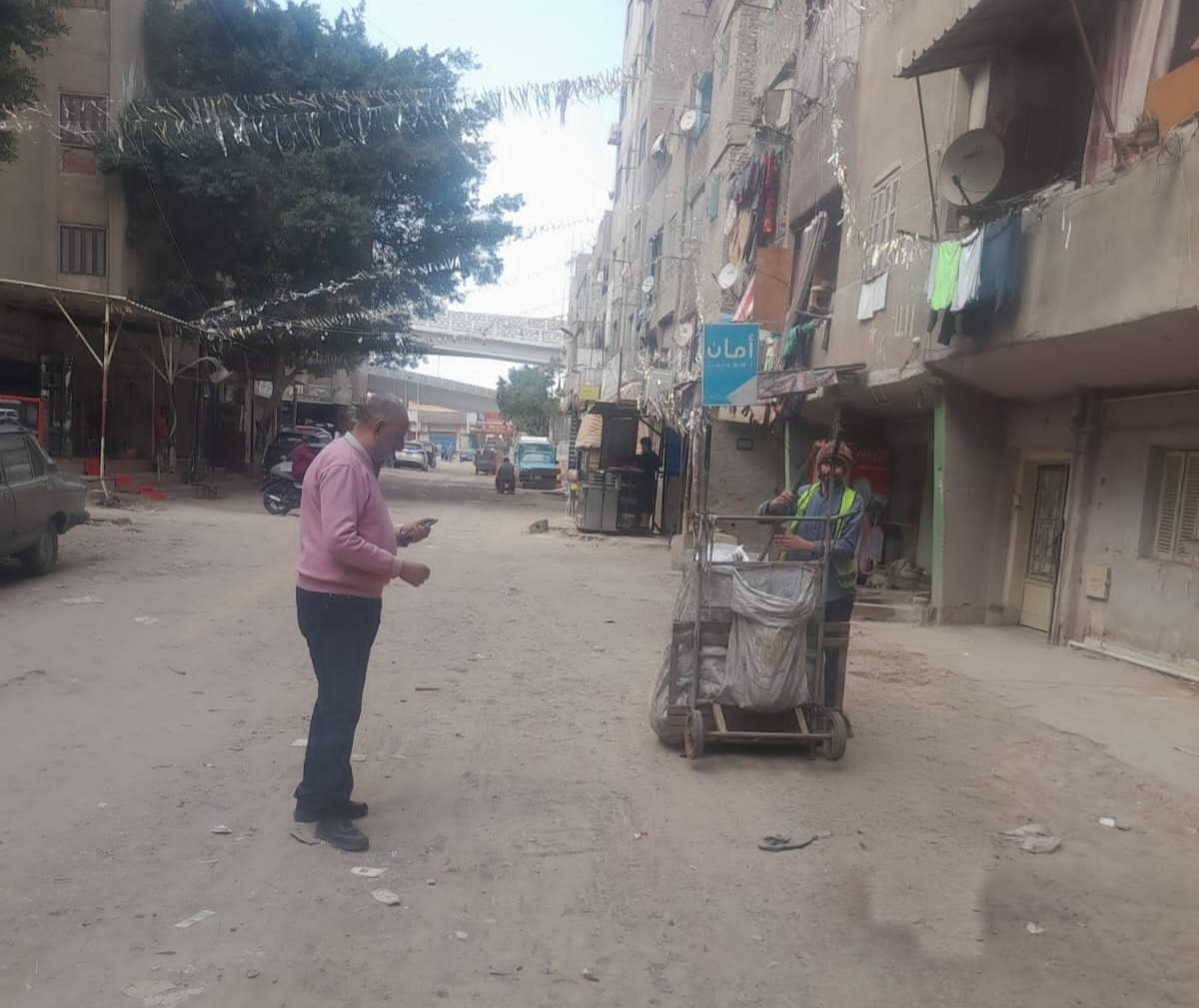 محافظ الجيزة بدء تطبيق منظومة جمع المخلفات السكنية في البراجيل