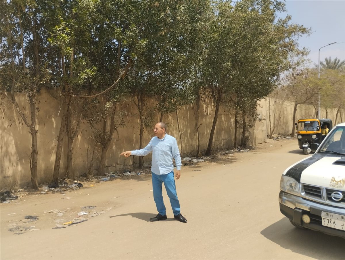 جولة ميدانية لـ رئيس مركز ومدينة أبو النمرس لمتابعة الخدمات والنظافة