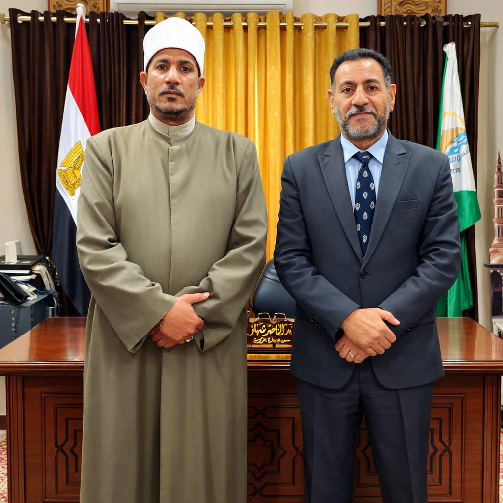 عبد الناصر شهاوي وأيمن جاويش.. قيادة تعليمية تدعم التفوق الأزهري
