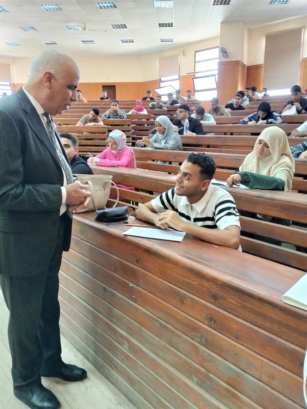 <strong>رئيس جامعة الدلتا التكنولوجية: توفير كل سبل الراحة للطلاب خلال الامتحانات</strong>