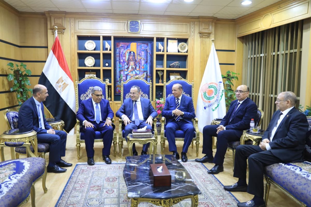 جامعة المنصورة تستقبل وزير التعليم العالي