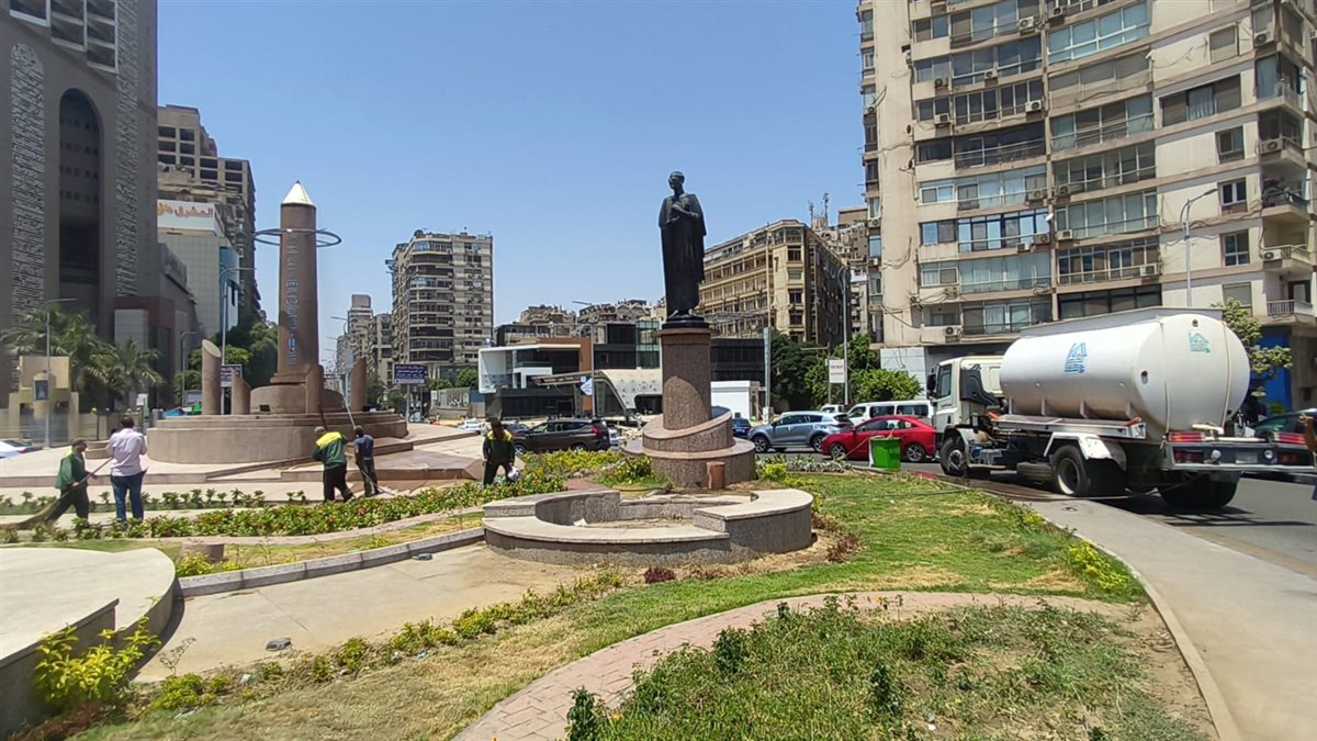 <strong>استعادة بريق تماثيل الجيزة ضمن خطة تطوير المظهر العام</strong>