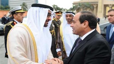 ولي عهد أبو ظبي إلى مصر الخميس والسيسي في استقباله