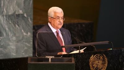 عباس يهاجم اسرائيل فى الامم المتحده وسفير اسرائيل يتهمه بنشر الكراهيه
