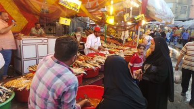 إقبال متوسط على شراء الفسيخ والرنجة بالإسكندرية