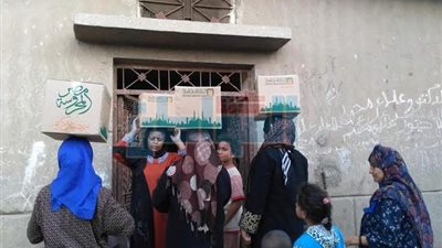 توزيع 10 آلاف كرتونة رمضانية من المخابرات العامة لفقراء أسيوط 