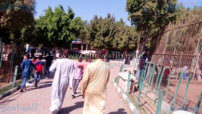بالصور.. حديقة حيوان بني سويف تسقبل المواطنين