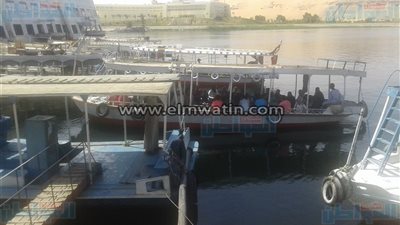 بالفيديو والصور.. توافد أهالي أسوان على جزيرة النباتات رابع أيام العيد