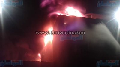 بالصور.. حريق هائل يهز قليوب بمصنع سوبر بلاستيك بـ