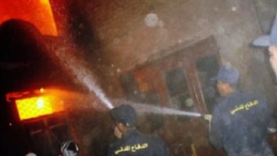 حريق أخشاب بجوار مضرب أرز في الشرقية